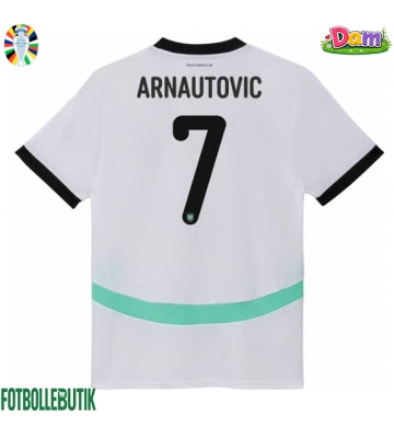 Österrike Marko Arnautovic #7 Bortatröja Kvinnor EM 2024 Kortärmad